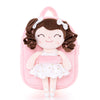 Sac à dos personnalisé Ballet Girl rose Perle