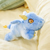Peluche dragon bleu