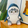 Mofusand Rainbow Shark Cat Plush