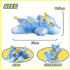 Peluche dragon bleu
