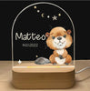 Lampe LED personnalisée Animaux