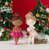 Poupée personnalisée Balerina girl Or