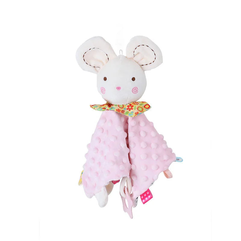 Doudou personnalisé Souris rose