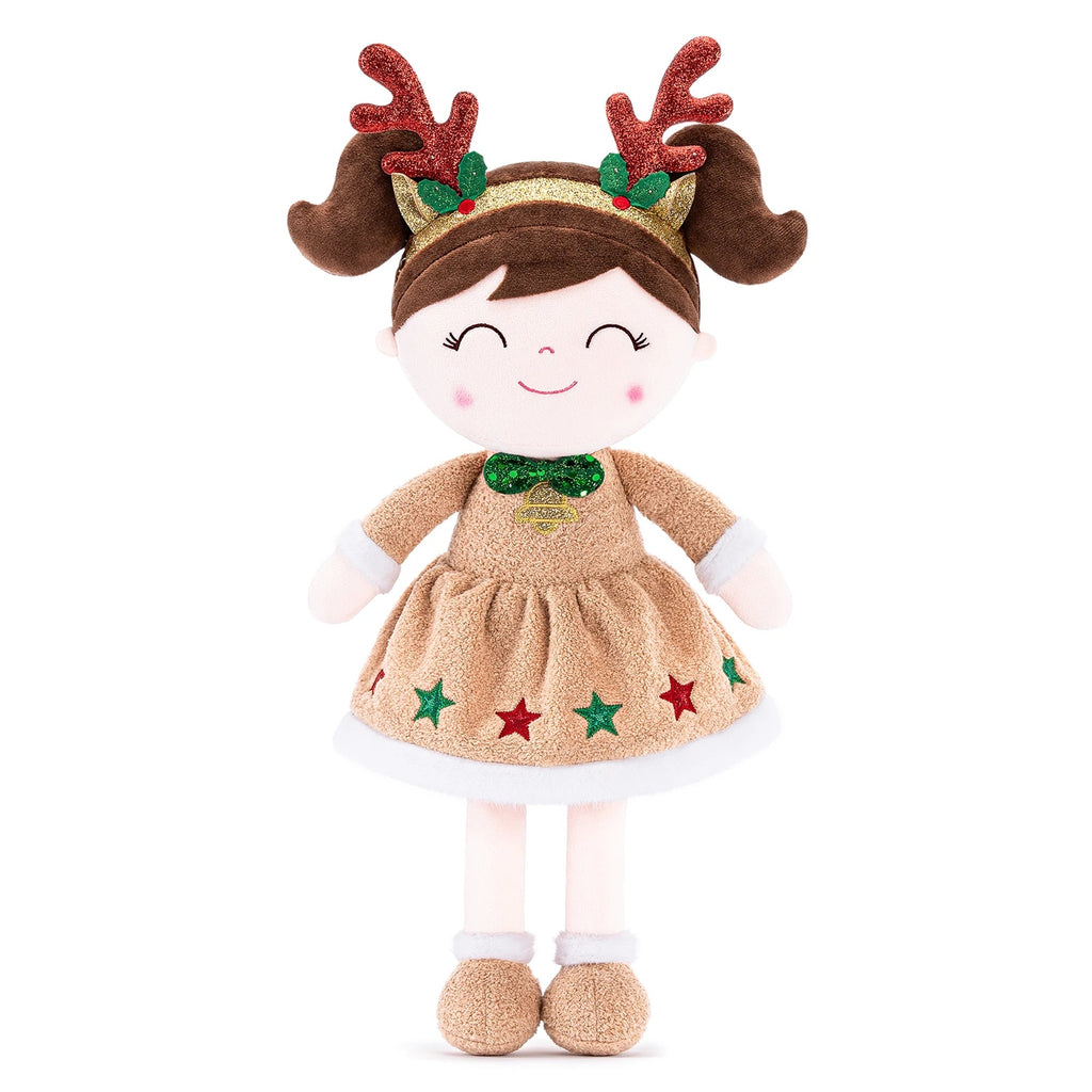 Poupée de Noël personnalisée Reindeer girl Édition limitée 2024