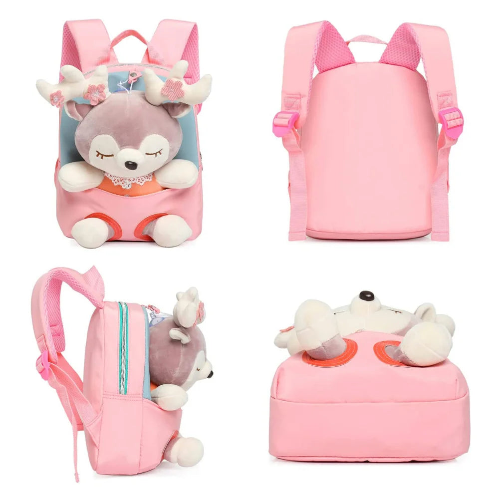 Sac à dos peluche Renne