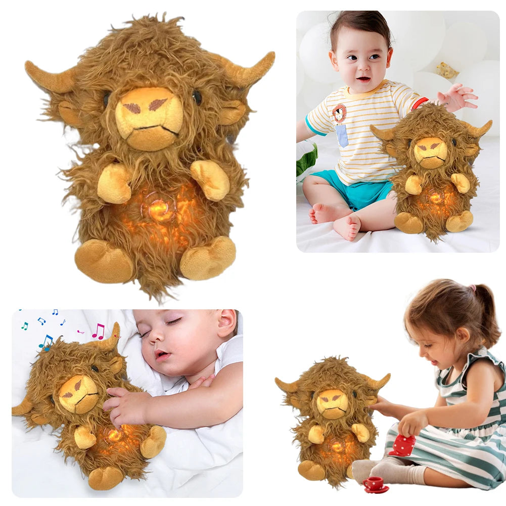 Peluche Vache des Highlands Sleep Calm