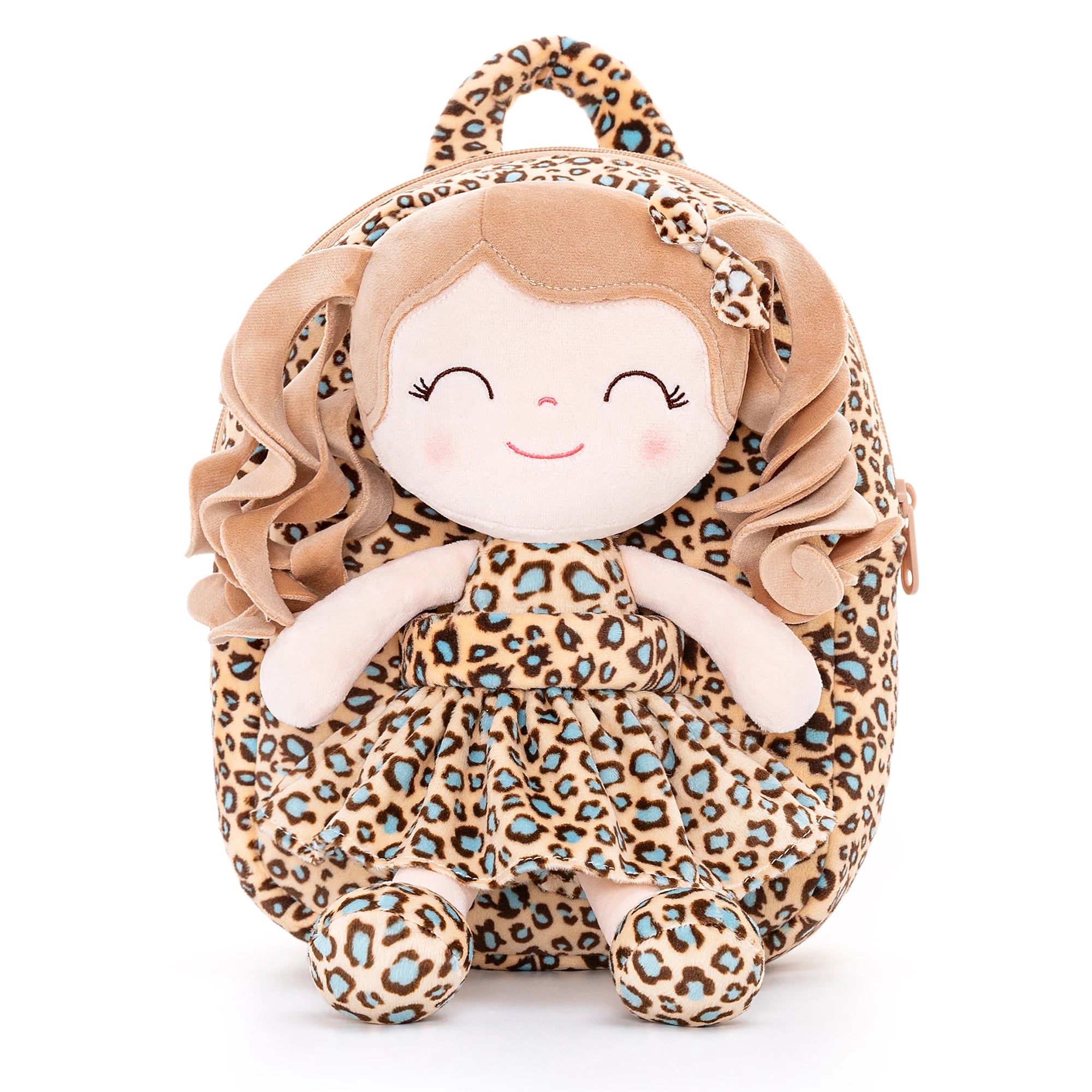 Sac à dos personnalisé Safari Léopard rose