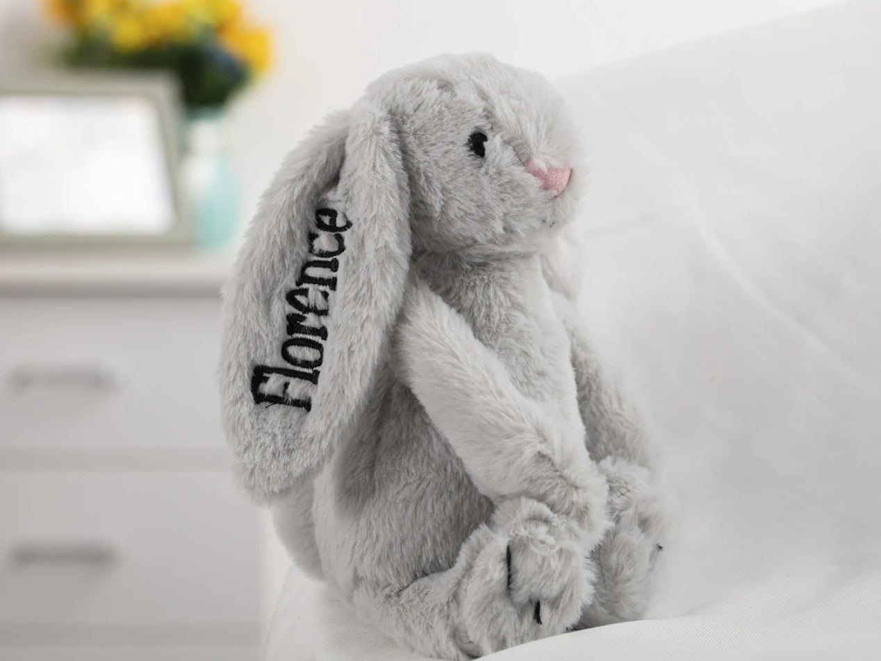 Peluche Lapin personnalisée prénom