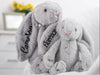 Peluche Lapin personnalisée prénom