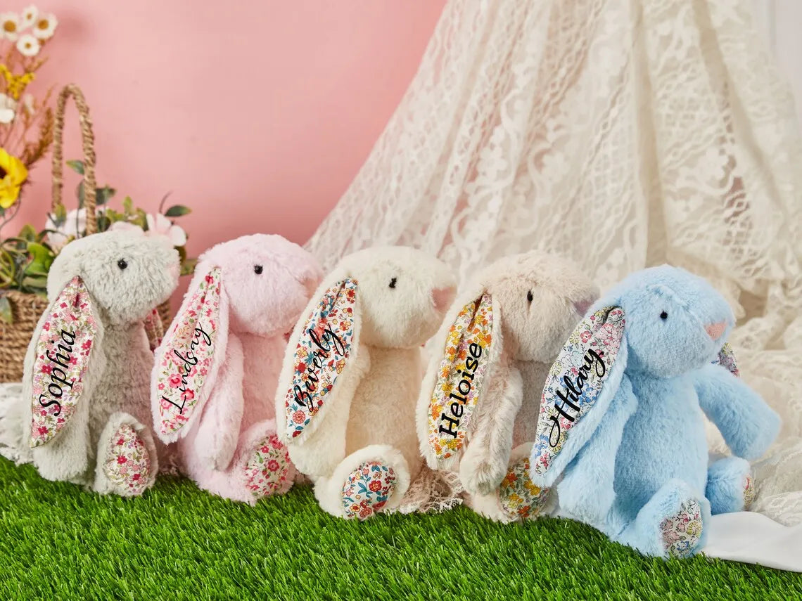 Personalized Spring Rabbit Plush