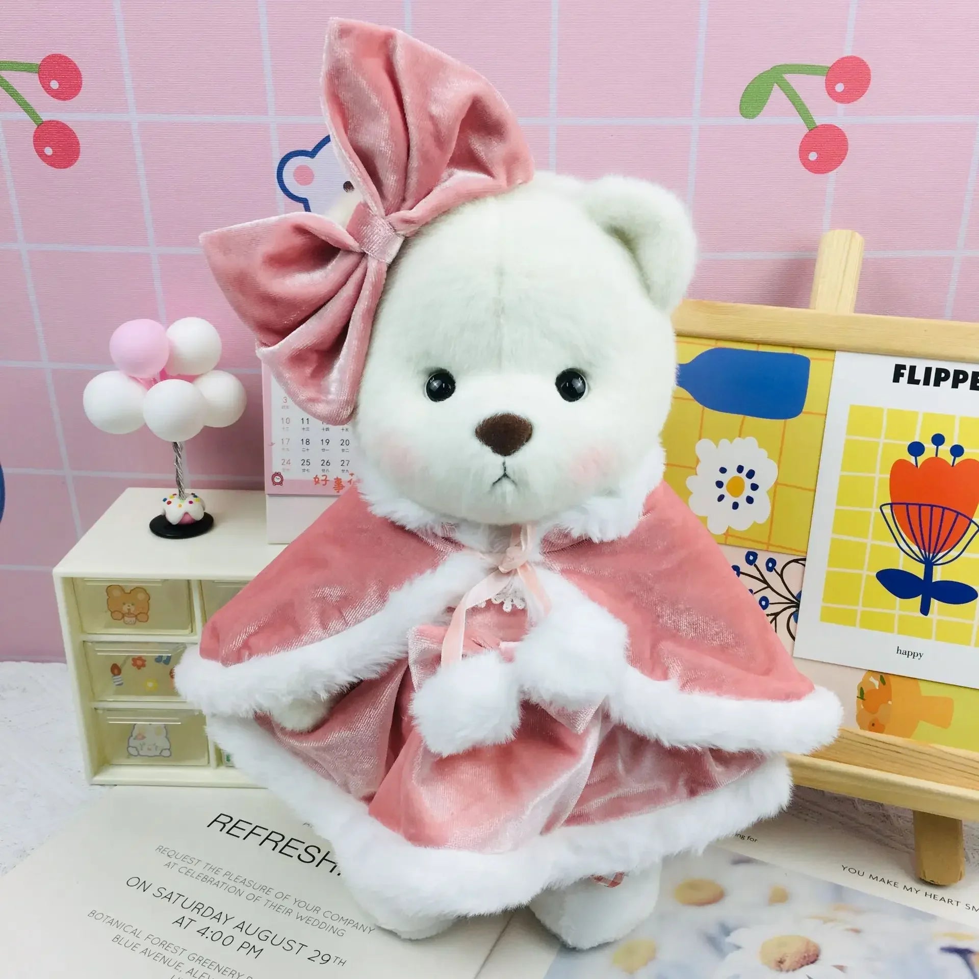 Teddy Buddy Lady pink