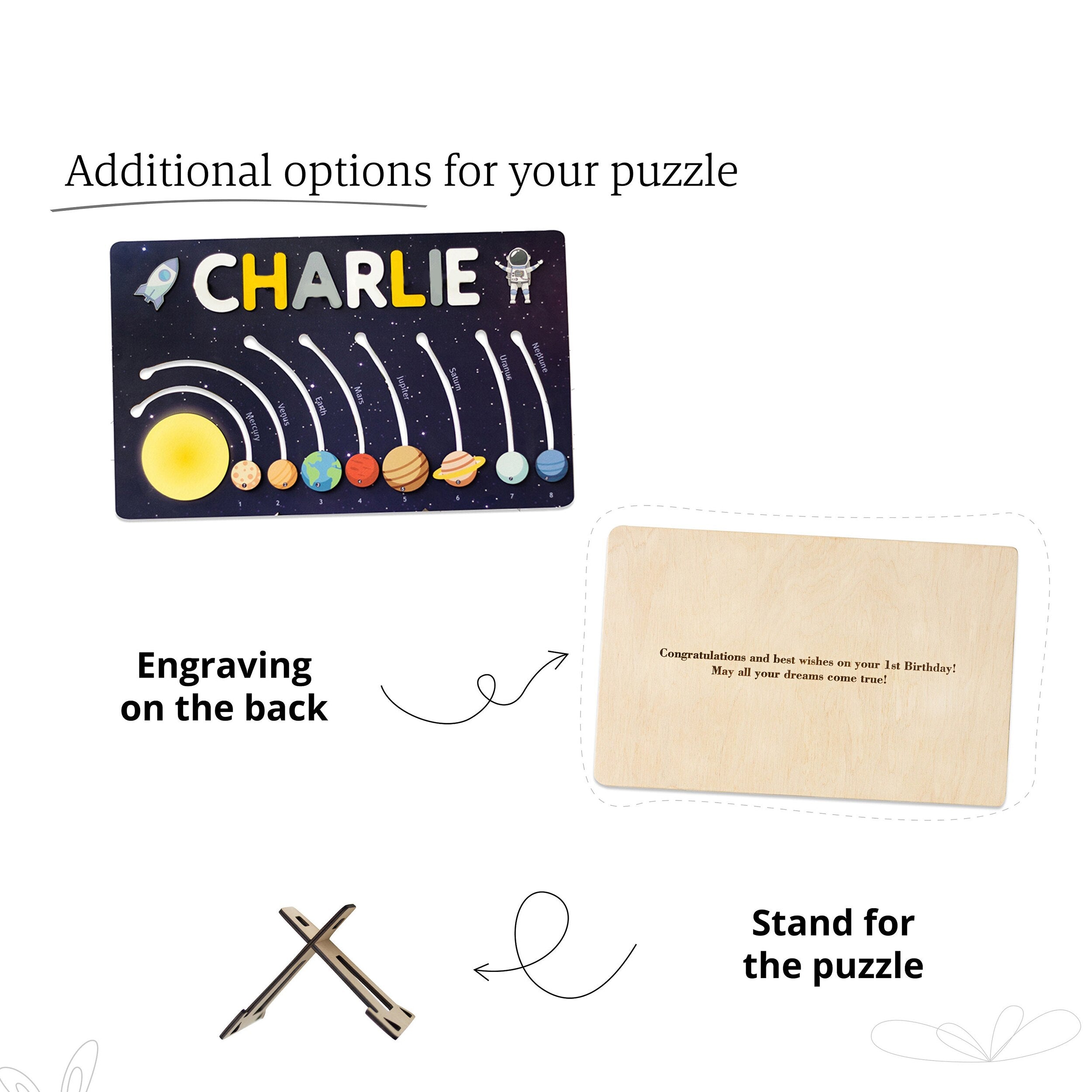 Puzzle personnalisé les Planètes
