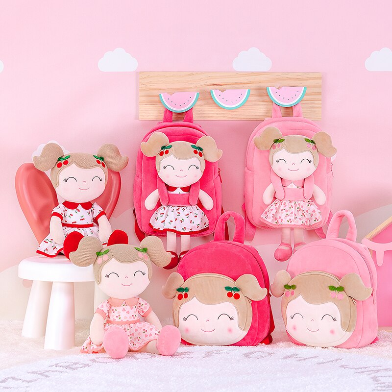 Sac à dos personnalisé Cherry girl rose