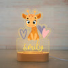 Lampe 3D LED personnalisée Girafe