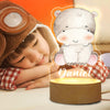 Lampe 3D personnalisée Animaux