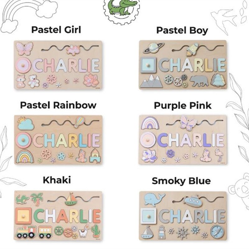 Puzzle personnalisé Montessori