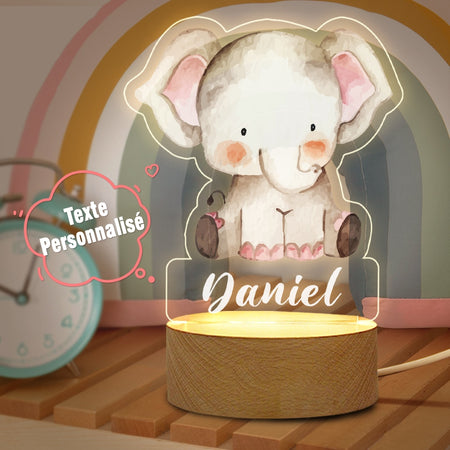 Lampe 3D personnalisée Animaux