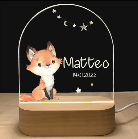 Lampe LED personnalisée Animaux