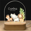 Lampe LED personnalisée la fête des animaux