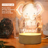 Lampe 3D personnalisée Animaux