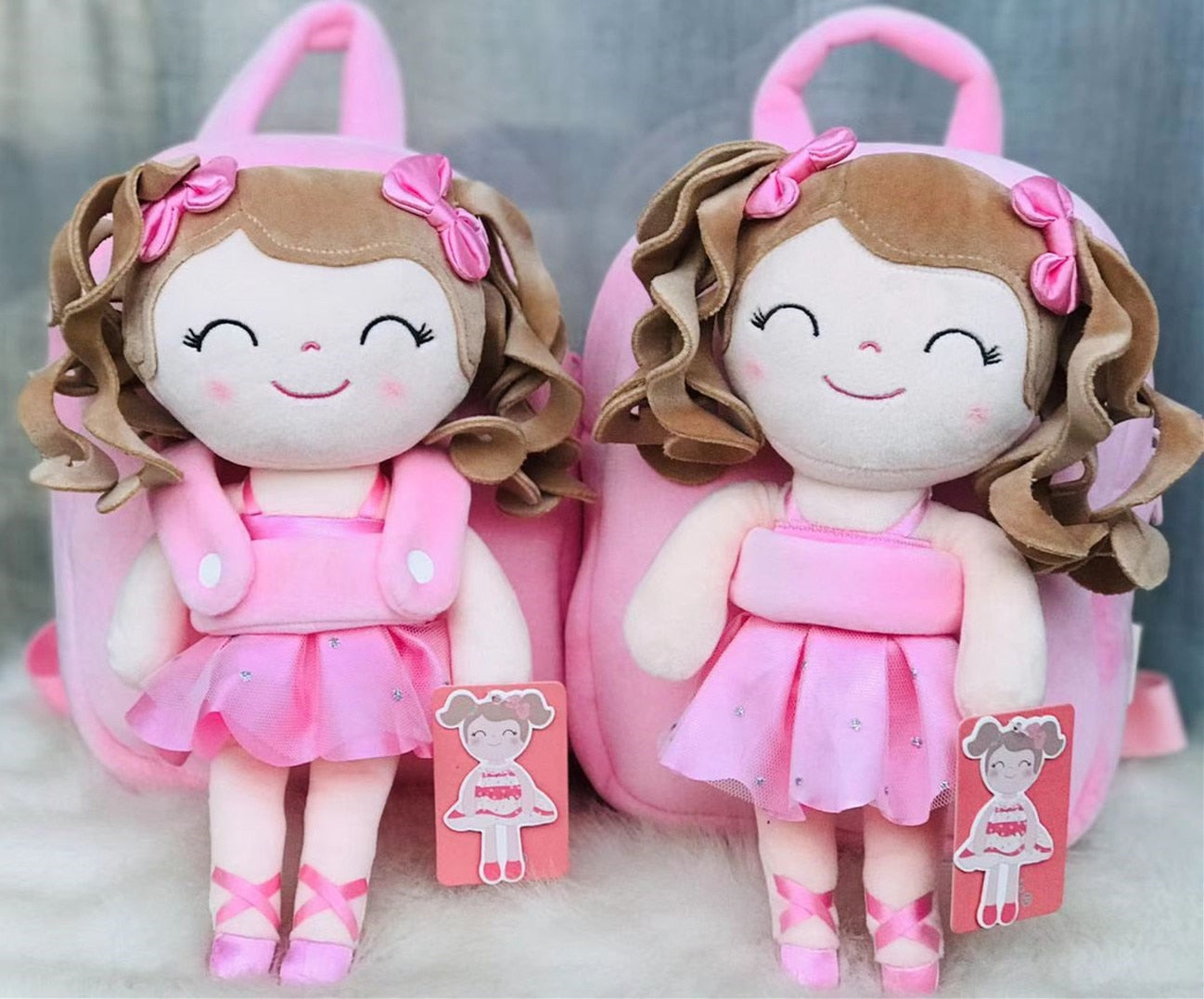 Sac à dos personnalisé Ballet girl rose