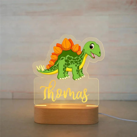 Personalized Dinosaur 3D LED Lamp
