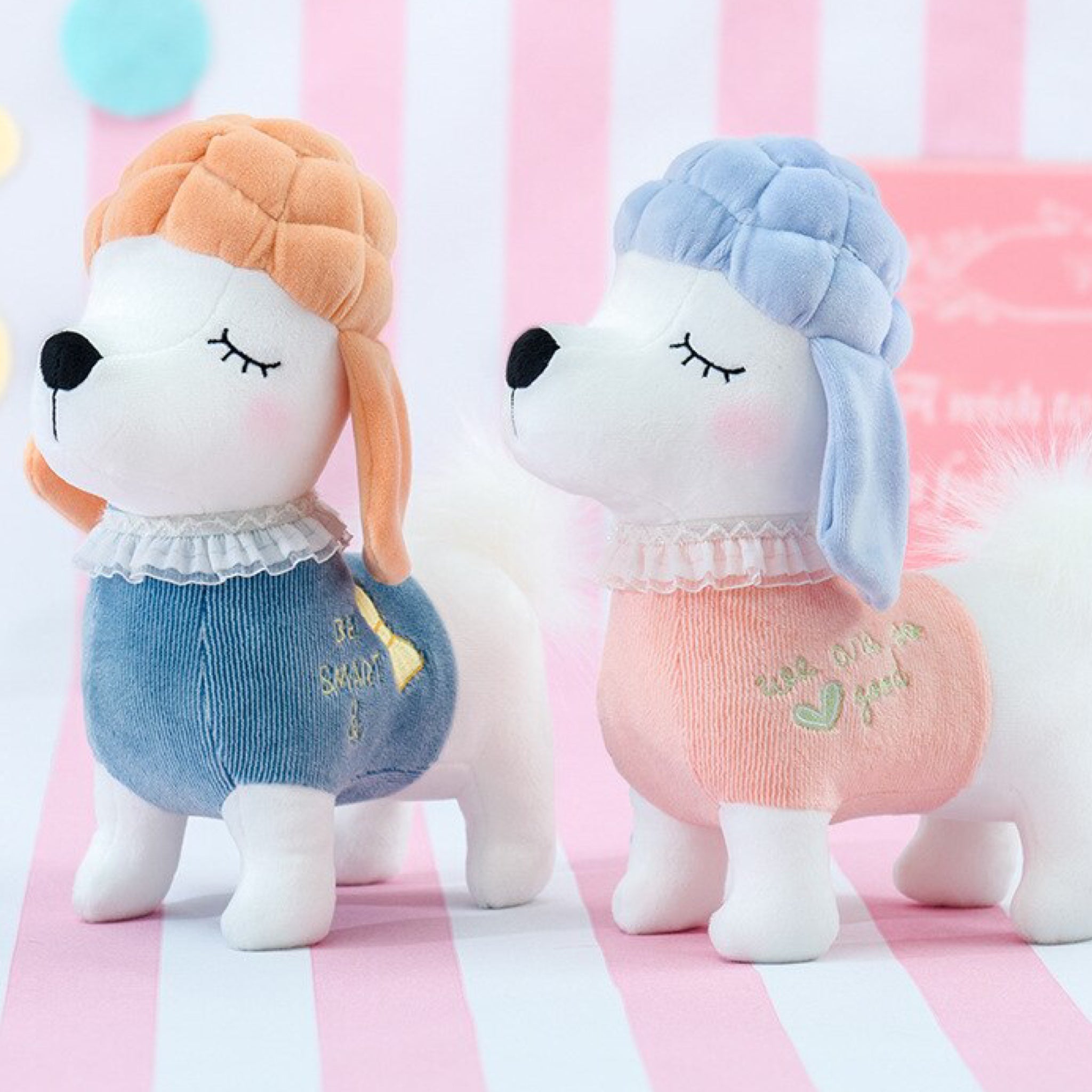 Peluche personnalisée petit caniche