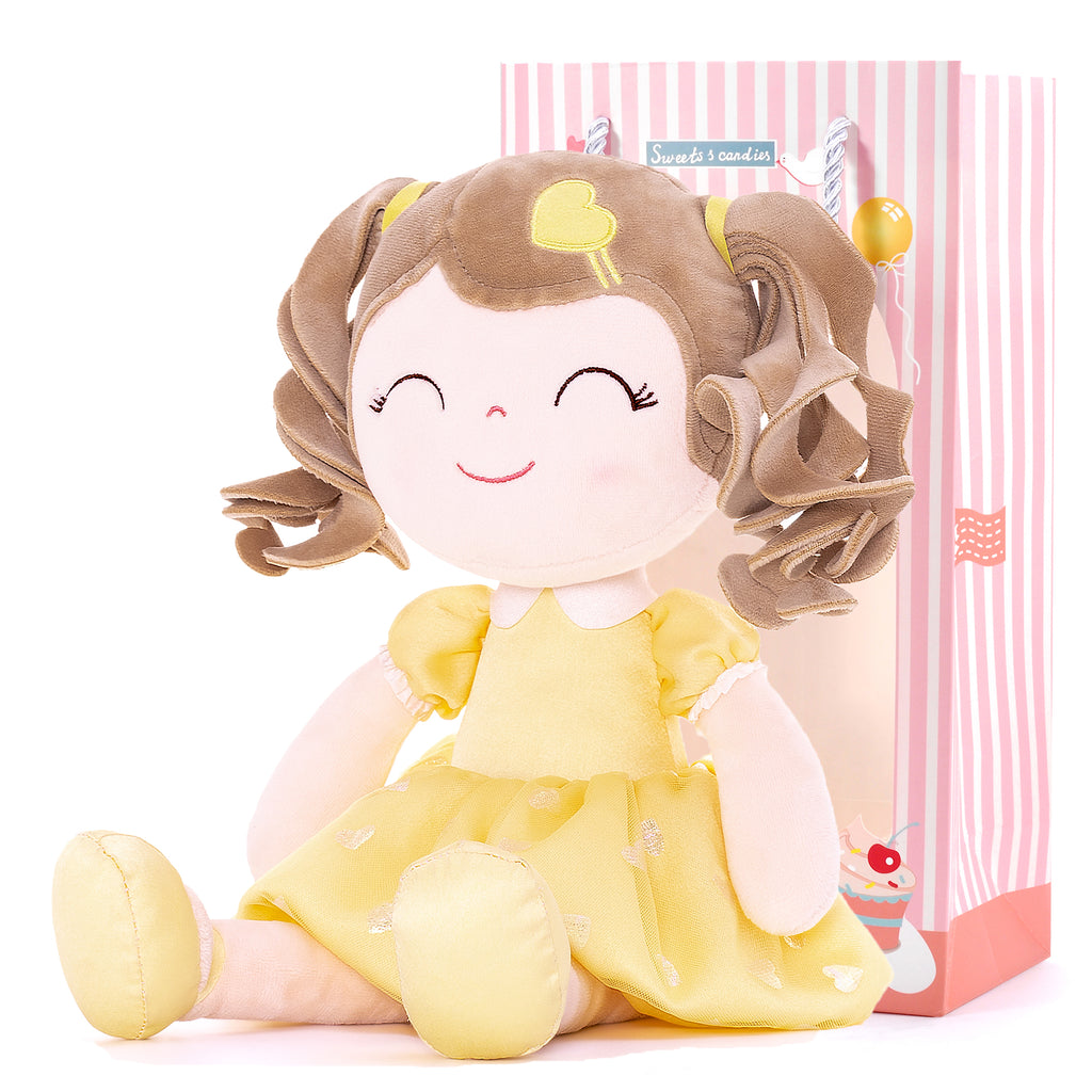 Custom Doll Pretty Yellow Heart