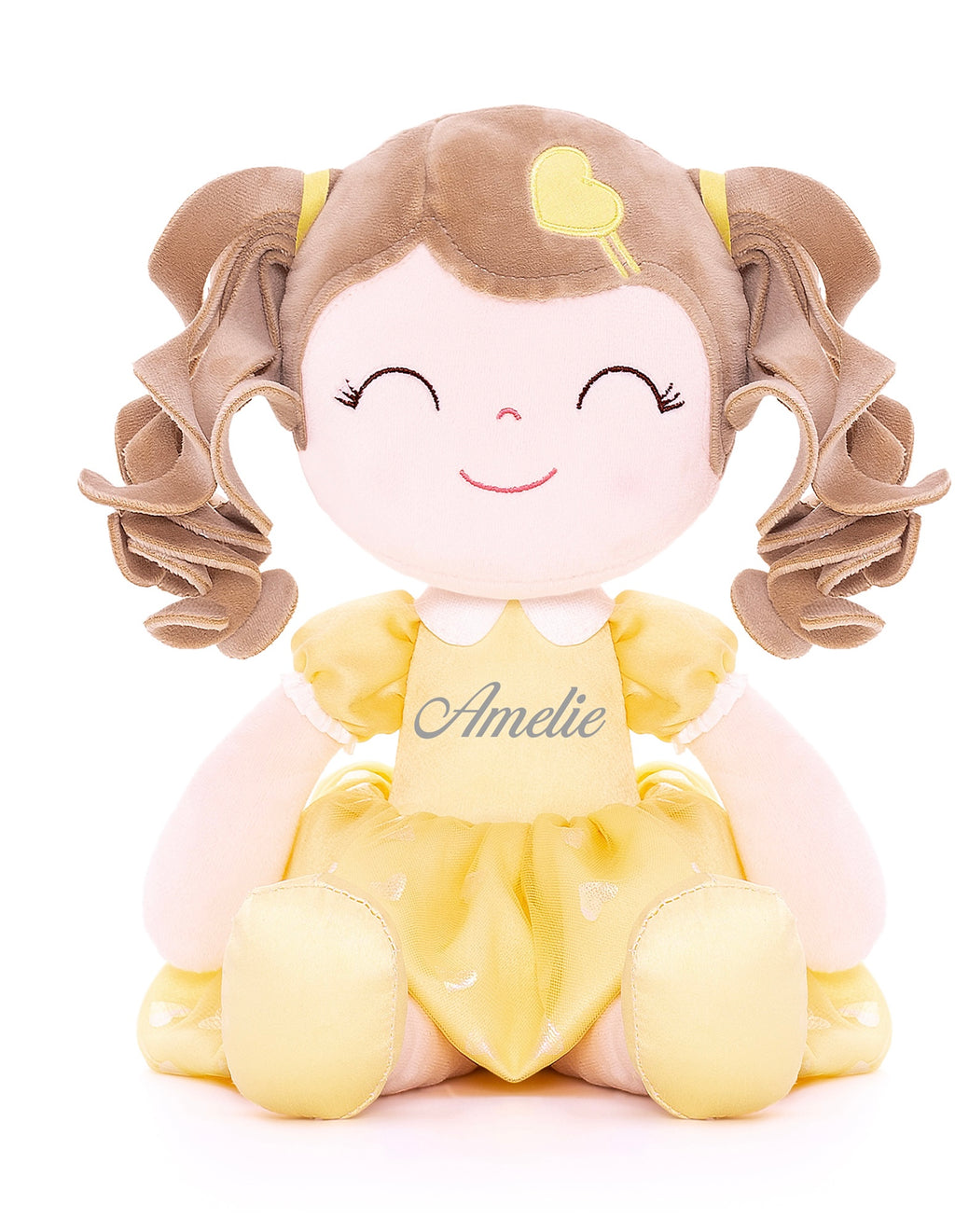 Custom Doll Pretty Yellow Heart